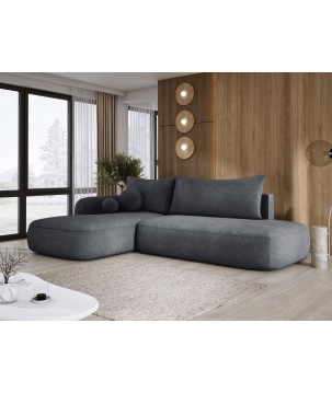 Narożnik BABU z funkcją spania układ L Lewy Tkanina CLOUD 91