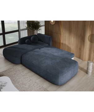 Narożnik BABU z funkcją spania układ L Lewy Tkanina CLOUD 97