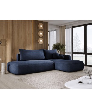 Narożnik BABU z funkcją spania układ L Prawy Tkanina CLOUD 79