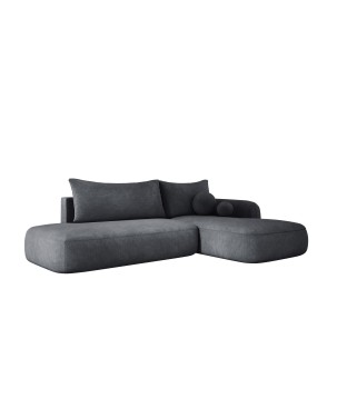 Narożnik BABU z funkcją spania układ L Prawy Tkanina CLOUD 91