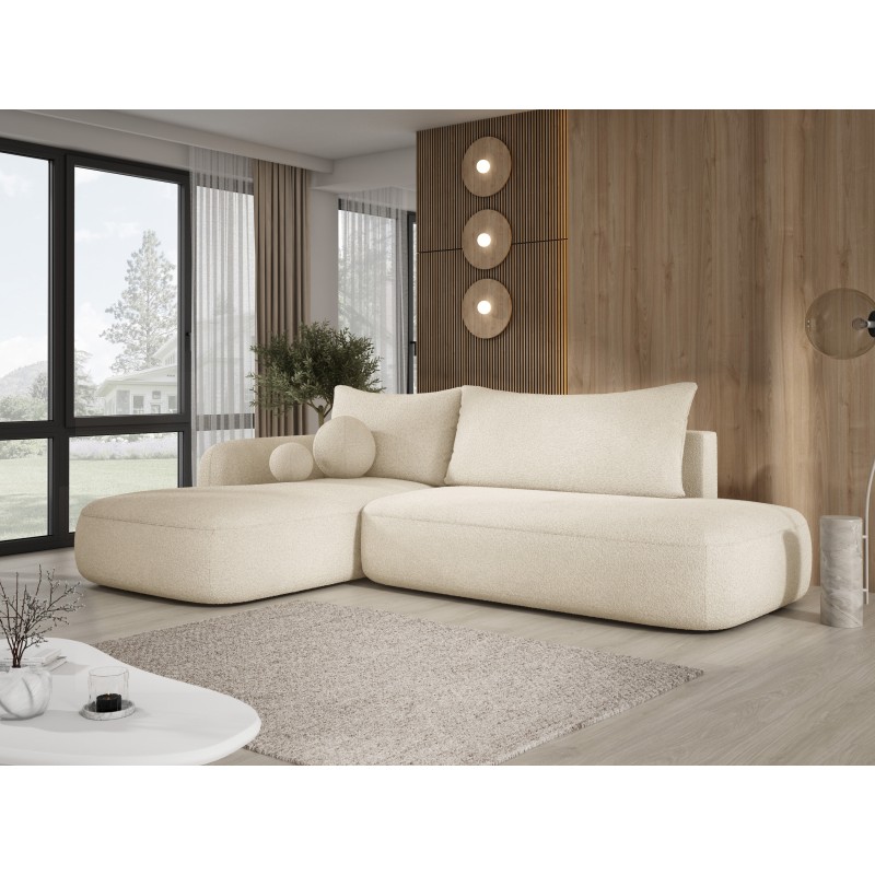 Narożnik BABU z funkcją spania układ L Lewy Tkanina NOWORNEVER 02