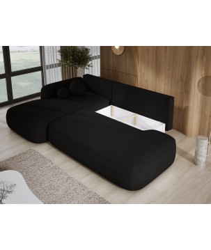 Narożnik BABU z funkcją spania układ L Lewy Tkanina NOWORNEVER 16