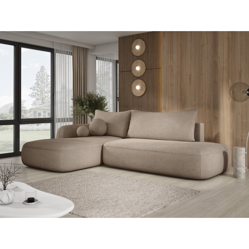 Narożnik BABU z funkcją spania układ L Lewy Tkanina NOWORNEVER 37