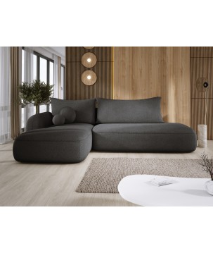 Narożnik BABU z funkcją spania układ L Lewy Tkanina NOWORNEVER 100