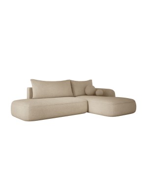 Narożnik BABU z funkcją spania układ L Prawy Tkanina NOWORNEVER 06