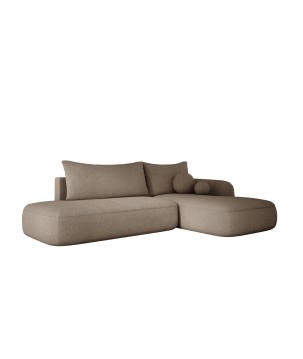 Narożnik BABU z funkcją spania układ L Prawy Tkanina NOWORNEVER 37