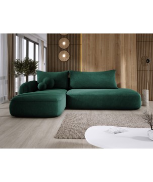 Narożnik BLOOM z funkcją spania układ L Lewy Tkanina CLOUD 39