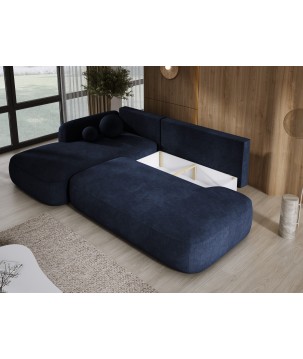 Narożnik BLOOM z funkcją spania układ L Lewy Tkanina CLOUD 79