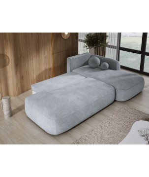 Narożnik BLOOM z funkcją spania układ L Prawy Tkanina CLOUD 81