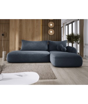 Narożnik BLOOM z funkcją spania układ L Prawy Tkanina CLOUD 97