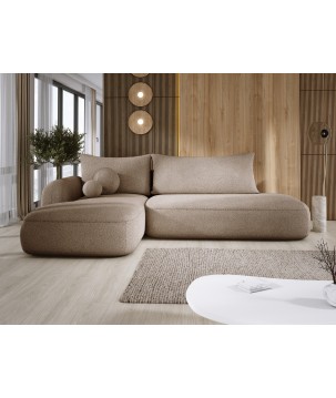 Narożnik BLOOM z funkcją spania układ L Lewy Tkanina NOWORNEVER 37