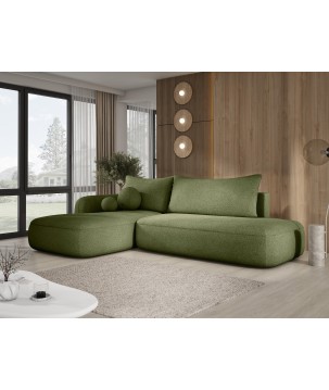 Narożnik BLOOM z funkcją spania układ L Lewy Tkanina NOWORNEVER 56