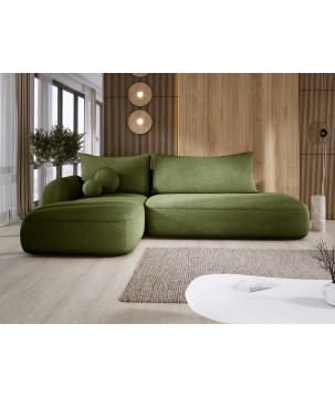 Narożnik BLOOM z funkcją spania układ L Lewy Tkanina NOWORNEVER 56