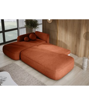 Narożnik BLOOM z funkcją spania układ L Lewy Tkanina NOWORNEVER 79