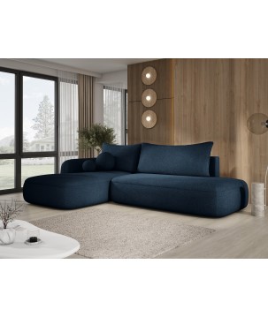 Narożnik BLOOM z funkcją spania układ L Lewy Tkanina NOWORNEVER 83