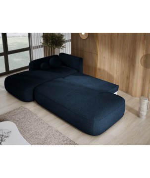 Narożnik BLOOM z funkcją spania układ L Lewy Tkanina NOWORNEVER 83