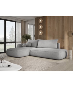 Narożnik BLOOM z funkcją spania układ L Lewy Tkanina NOWORNEVER 92