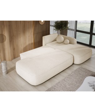 Narożnik BLOOM z funkcją spania układ L Prawy Tkanina NOWORNEVER 02