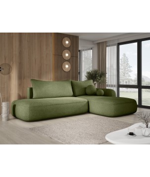 Narożnik BLOOM z funkcją spania układ L Prawy Tkanina NOWORNEVER 56