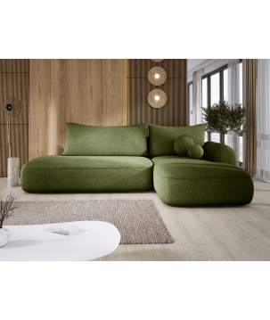 Narożnik BLOOM z funkcją spania układ L Prawy Tkanina NOWORNEVER 56