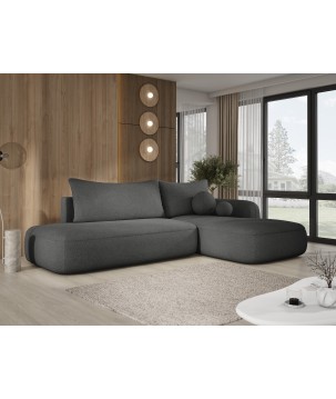 Narożnik BLOOM z funkcją spania układ L Prawy Tkanina NOWORNEVER 100