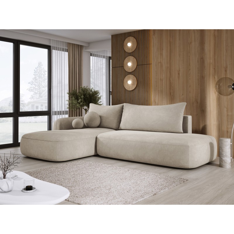 Narożnik BLOOM z funkcją spania układ L Lewy Tkanina CLOUD 03