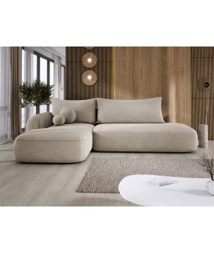 Narożnik BLOOM z funkcją spania układ L Lewy Tkanina CLOUD 03