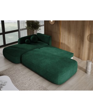 Narożnik BLOOM z funkcją spania układ L Lewy Tkanina CLOUD 39