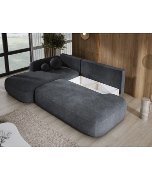 Narożnik BLOOM z funkcją spania układ L Lewy Tkanina CLOUD 91