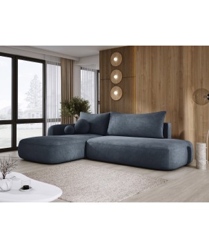 Narożnik BLOOM z funkcją spania układ L Lewy Tkanina CLOUD 97