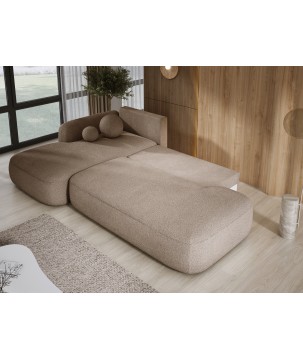 Narożnik BLOOM z funkcją spania układ L Lewy Tkanina NOWORNEVER 37