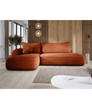 Narożnik BLOOM z funkcją spania układ L Lewy Tkanina NOWORNEVER 79