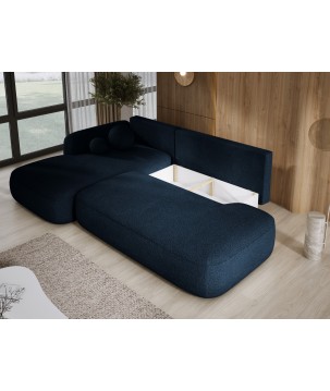 Narożnik BLOOM z funkcją spania układ L Lewy Tkanina NOWORNEVER 83