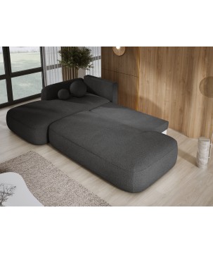 Narożnik BLOOM z funkcją spania układ L Lewy Tkanina NOWORNEVER 100