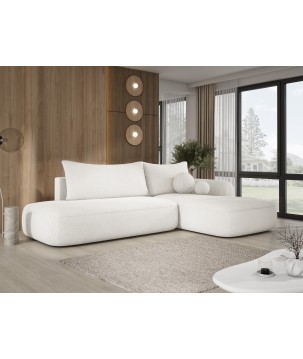 Narożnik BLOOM z funkcją spania układ L Prawy Tkanina NOWORNEVER 01