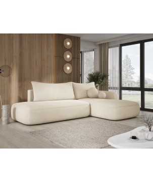 Narożnik BLOOM z funkcją spania układ L Prawy Tkanina NOWORNEVER 02