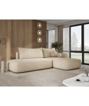 Narożnik BLOOM z funkcją spania układ L Prawy Tkanina NOWORNEVER 06