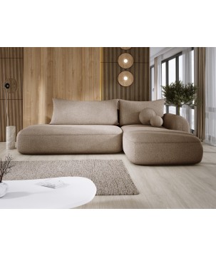 Narożnik BLOOM z funkcją spania układ L Prawy Tkanina NOWORNEVER 37