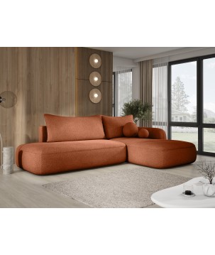 Narożnik BLOOM z funkcją spania układ L Prawy Tkanina NOWORNEVER 79