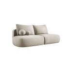 Sofa BLOOM Kanapa z funkcja spania i pojemnikiem w tkaninie CLOUD 03 kolor BEŻOWY