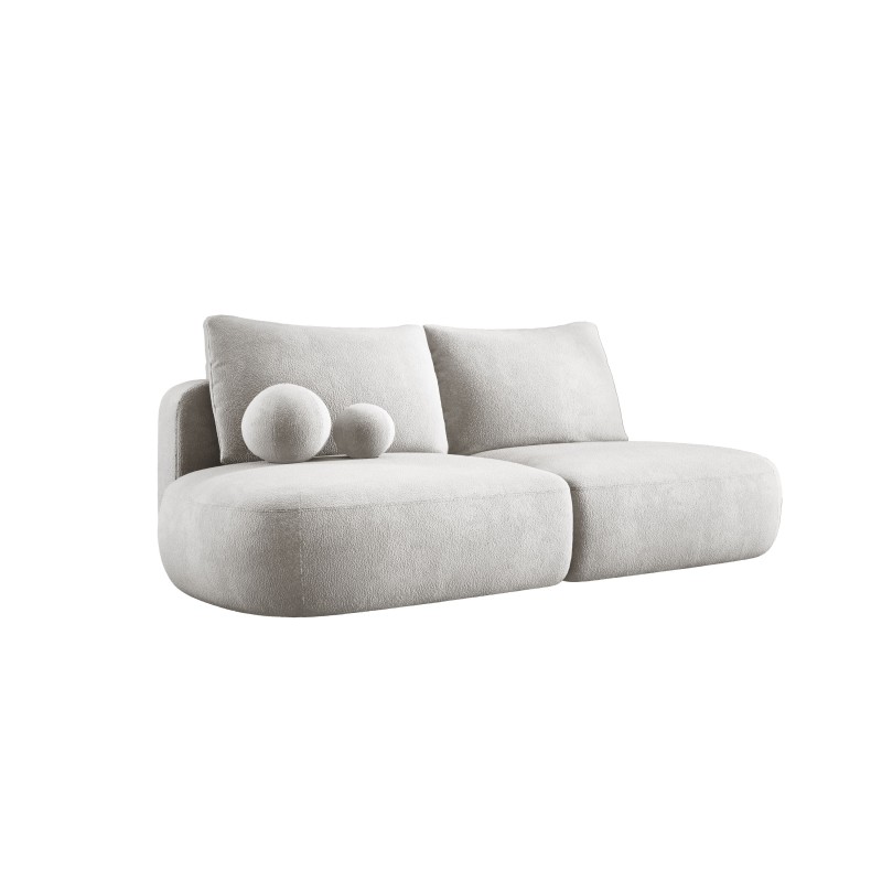 Sofa BLOOM Kanapa z funkcja spania i pojemnikiem w tkaninie APHRODITE 01 kolor BEŻOWY