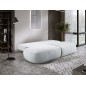 Sofa BLOOM Kanapa z funkcja spania i pojemnikiem w tkaninie APHRODITE 20 kolor SREBRNY