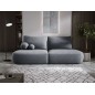 Sofa BLOOM Kanapa z funkcja spania i pojemnikiem w tkaninie CLOUD 91 kolor SZARY