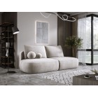 Sofa BLOOM Kanapa z funkcja spania i pojemnikiem w tkaninie APHRODITE 04 kolor JASNO SZARY