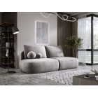 Sofa BLOOM Kanapa z funkcja spania i pojemnikiem w tkaninie APHRODITE 07 kolor SZARY