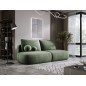Sofa BLOOM Kanapa z funkcja spania i pojemnikiem w tkaninie APHRODITE 12 kolor JASNA ZIELEŃ