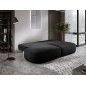 Sofa BLOOM Kanapa z funkcja spania i pojemnikiem w tkaninie APHRODITE 23 kolor CZARNY