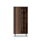 Witryna ALMARO wysoka 2D z oświetleniem LED DĄB DUNIN