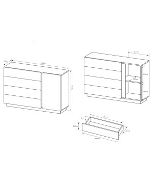 RACO Łóżko 120x200 Białe – Nowoczesne Łóżko do Sypialni