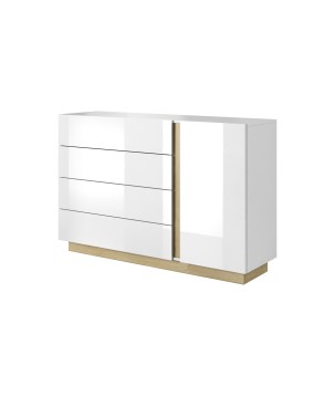 RACO Łóżko 120x200 Białe – Nowoczesne Łóżko do Sypialni